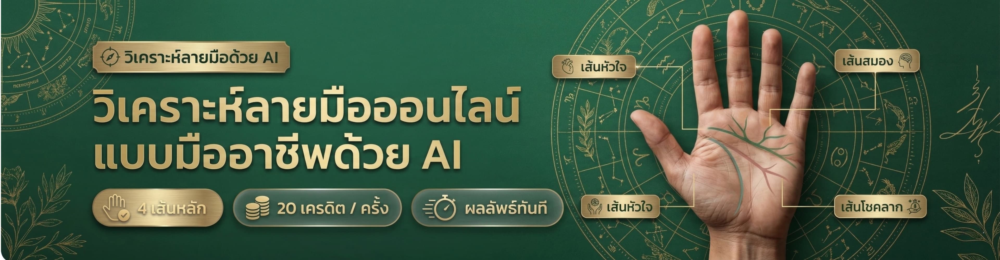 วิเคราะห์ลายมือด้วย AI - วิเคราะห์ลายมือออนไลน์ 4 เส้นหลัก เส้นชีวิต เส้นสมอง เส้นหัวใจ เส้นวาสนา | NameMongkol