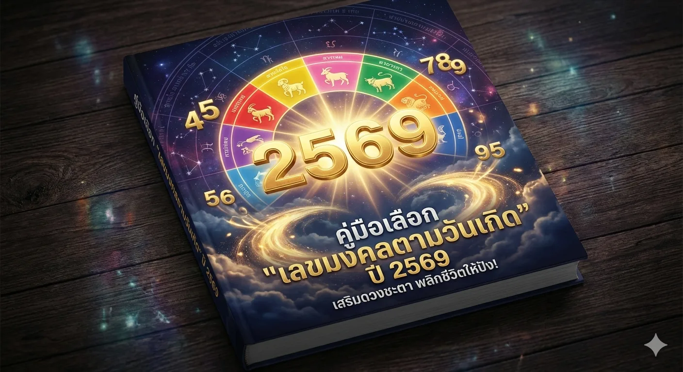 เลขมงคลตามวันเกิดปี 2569 คู่มือเลือกเลขเสริมดวง