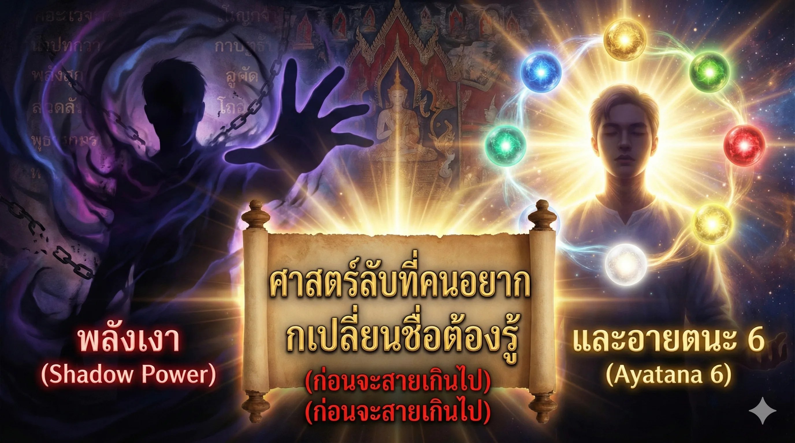 พลังเงาและอายตนะ 6 ศาสตร์ลับการตั้งชื่อมงคล