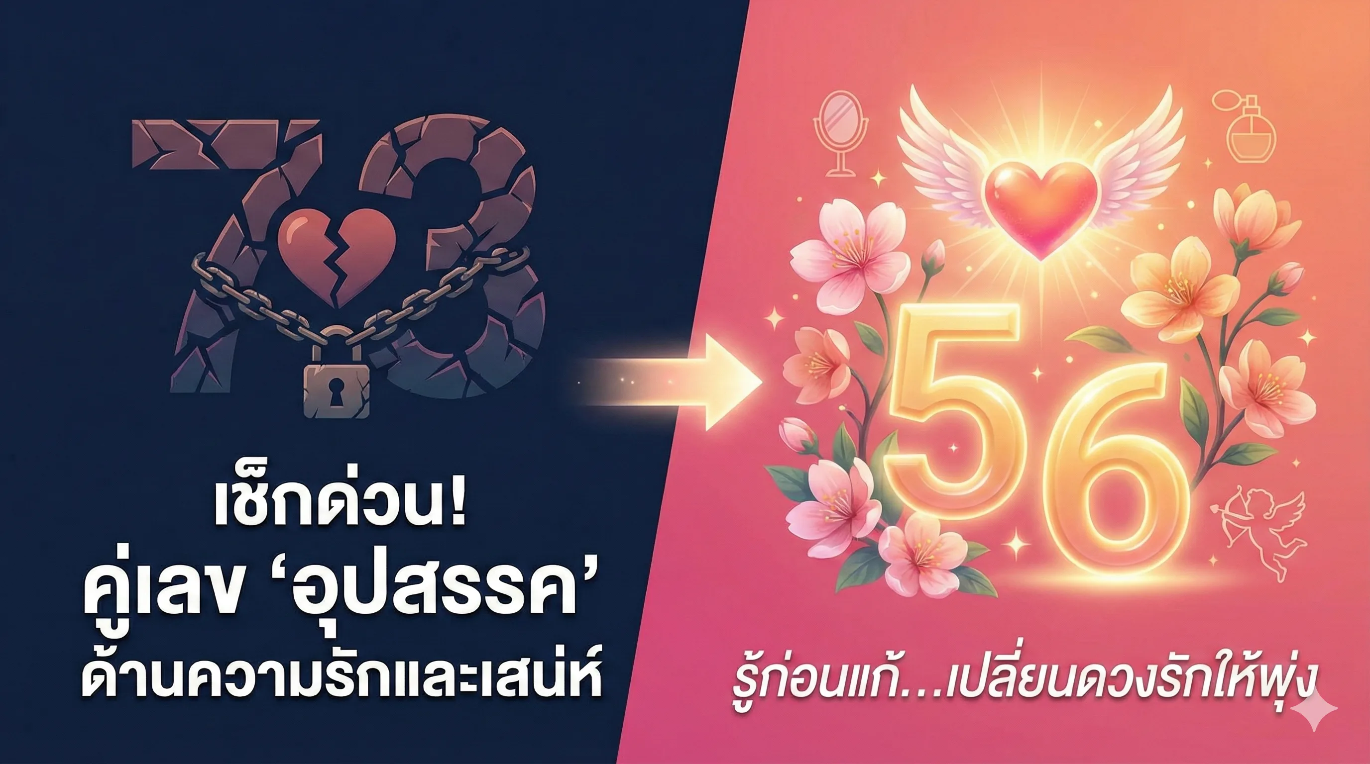 คู่เลขอุปสรรคด้านความรัก เช็กเบอร์มือถือเสริมดวงความรัก